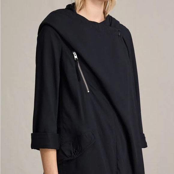 All Saints Midweight Hooded Parka - Picture 7 of 7